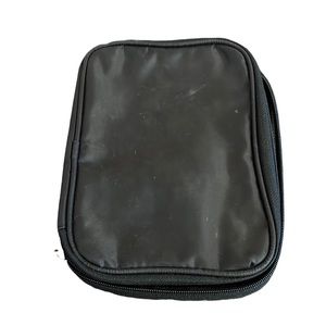 Black Makeup Brush Bag